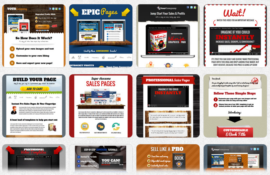 profit canvas templates