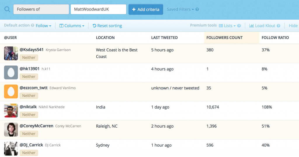 twitter followers from software